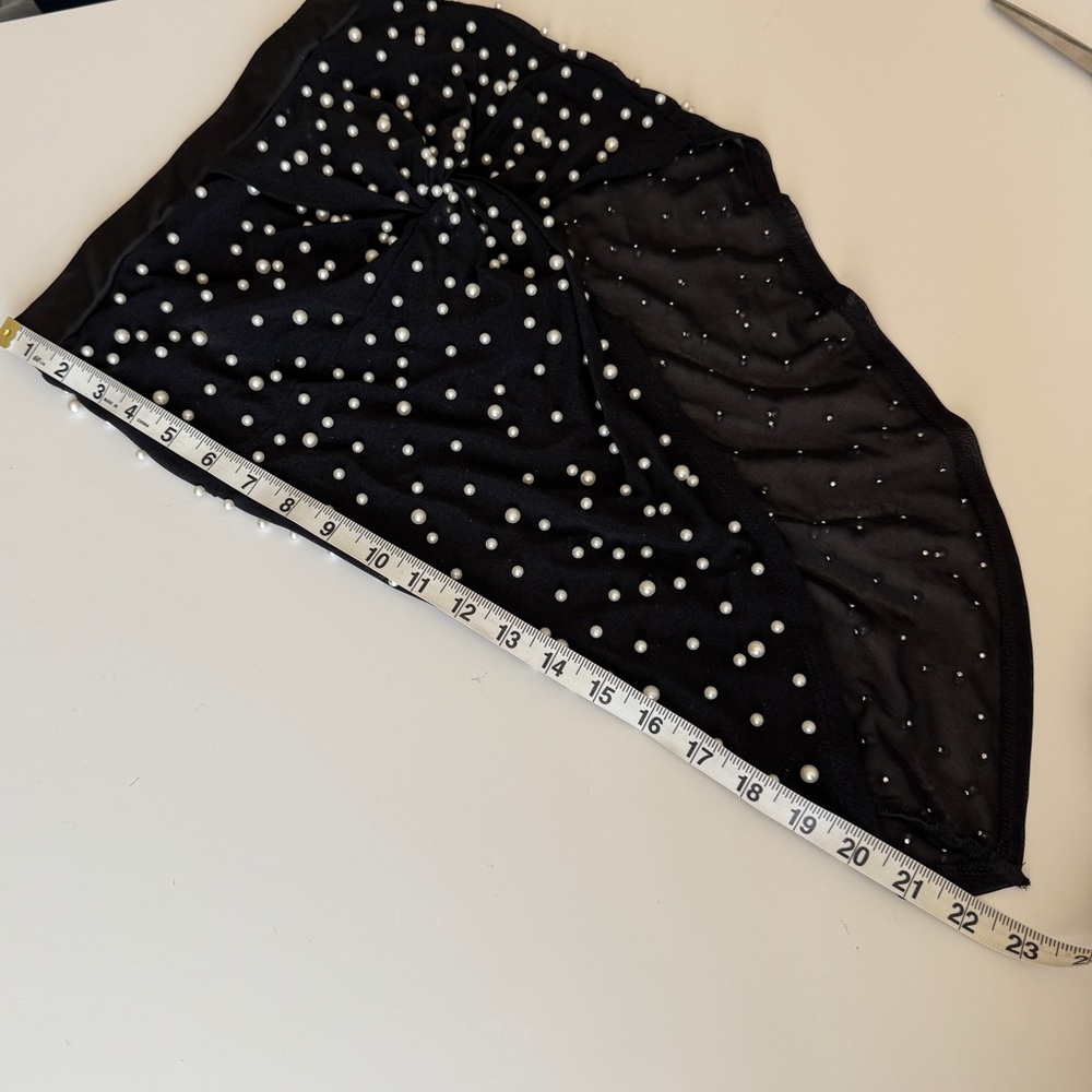 12th Tribe Black and Silver Studded Skirt - Picture 11 of 11